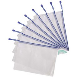 djois by tarifold Pochette à zip ZIPPER, A4, PVC, jaune