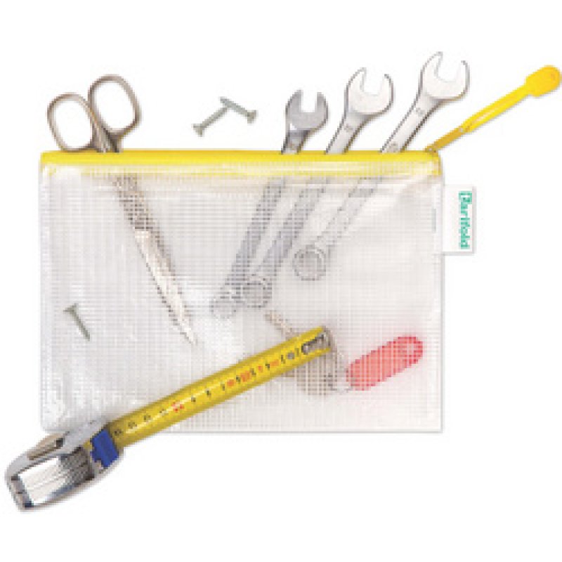 djois by tarifold Pochette à zip ZIPPER, A5, PVC, vert