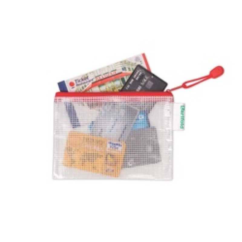 djois by tarifold Pochette à zip ZIPPER, A6, PVC, vert