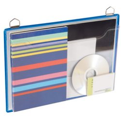 djois by tarifold Porte brochures, A4 paysage, bleu