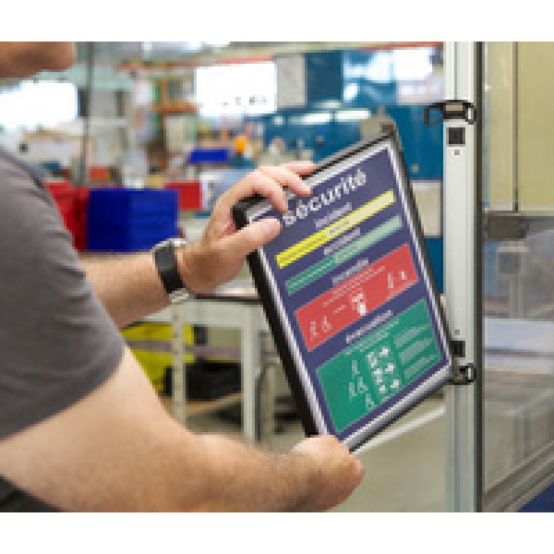 djois by tarifold Kit mural d'affichage PRO, A4, équipé