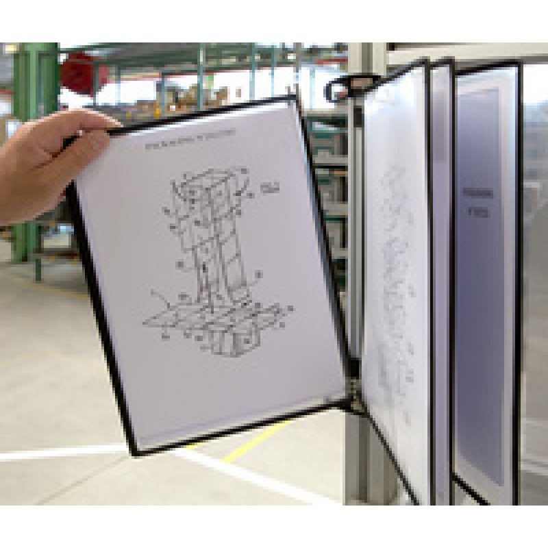 djois by tarifold Kit mural d'affichage PRO, A4, équipé