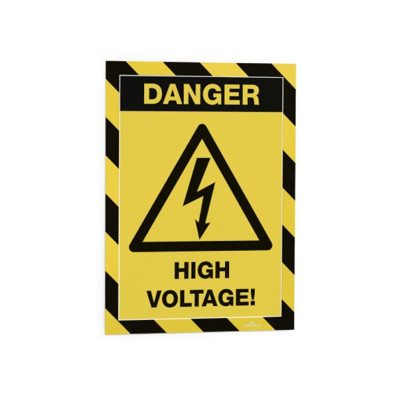 Durable Duraframe magnetic frame A4 Black, Yellow