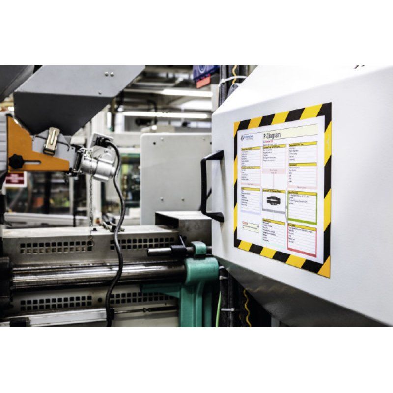 DURABLE Cadre d'affichage magnétique SECURITY, A4