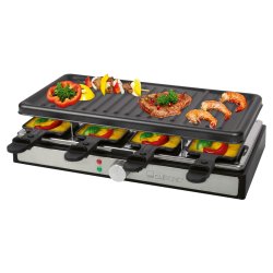 CLATRONIC Raclette-gril RG 3757, pour 8 personnes