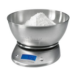 ProfiCook KW1040 escabeaux de cuisine Noir, Acier inoxydable Balance de ménage électronique