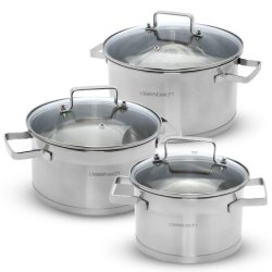 classbach Set de casseroles C-KTS 4015, 6 pièces, acier