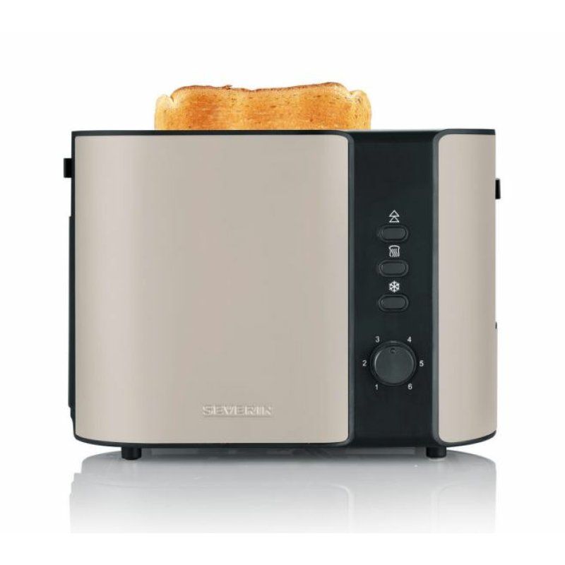 Severin AT 9576 grille-pain 2 part(s) 800 W Beige, Noir