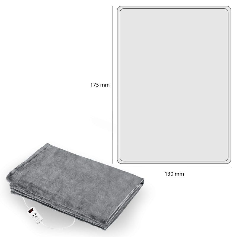 ProfiCare PC-WZD 3061 Electric blanket 180 W Grey