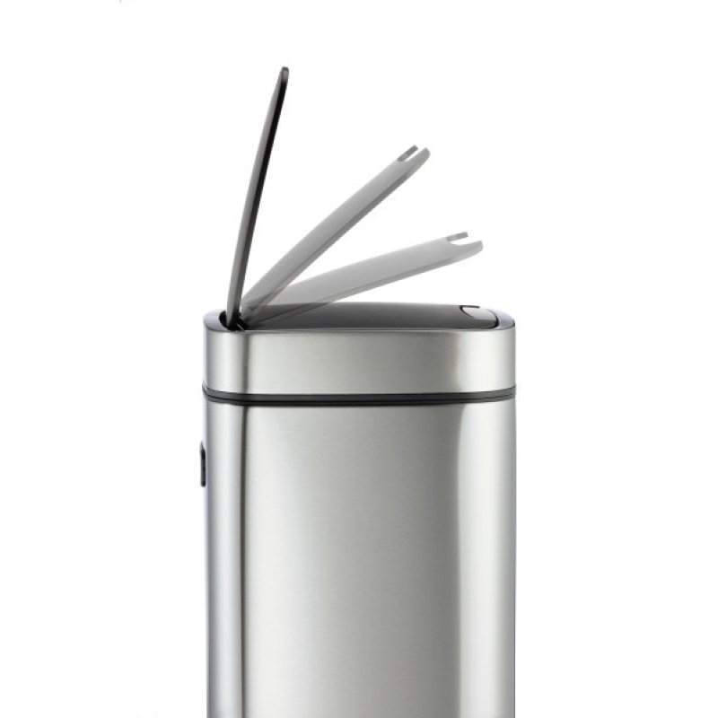 DURABLE Poubelle automatique "NO TOUCH", 21 litres, argent