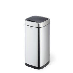 Durable NO TOUCH 35L Rectangulaire Acier inoxydable Noir, Argent