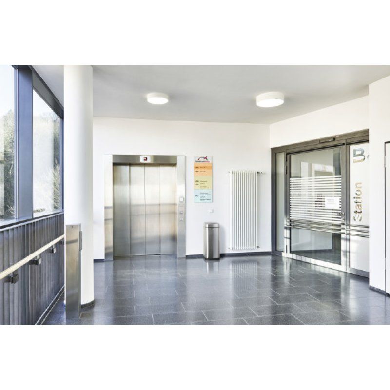 Durable NO TOUCH 35L Rectangulaire Acier inoxydable Noir, Argent