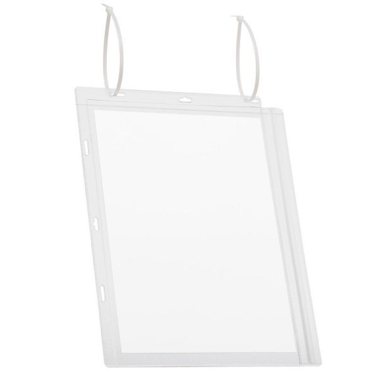 DURABLE Pochette d'affichage, étanche, A4, avec serre-câblee