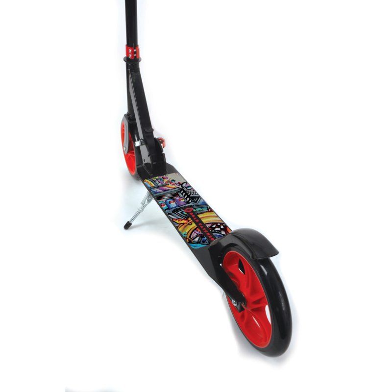 Schildkröt Funsports Road Catcher Enfants Scooter classique Noir, Rouge