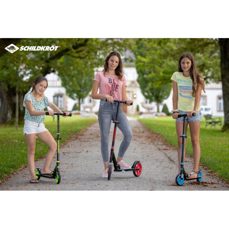 SCHILDKRÖT Trottinette Junior City Scooter Runabout, bleu