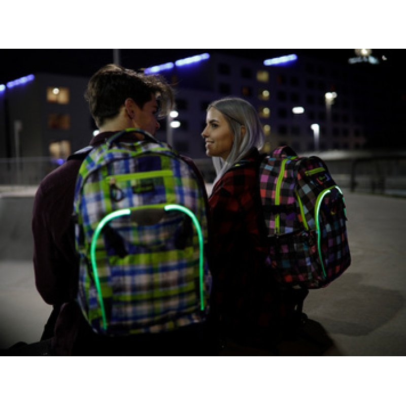 WHEEL BEE Sac à dos de loisirs Generation Z, bleu/vert/blanc