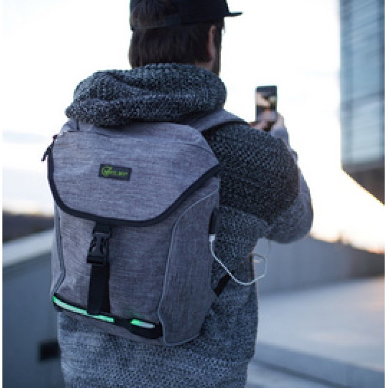 WHEEL BEE Sac à dos de loisirs City Lights, gris