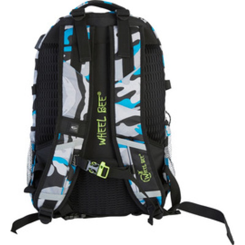 WHEEL BEE Sac à dos de loisirs Generation Z, camouflage bleu