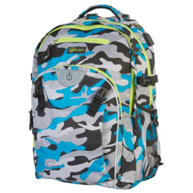 WHEEL BEE Sac à dos de loisirs Generation Z, camouflage bleu