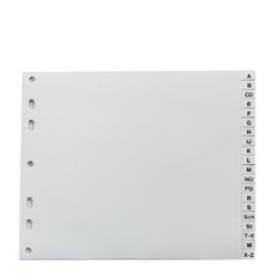 proOFFICE Intercalaires en plastique, A-Z, A4, 20 touches