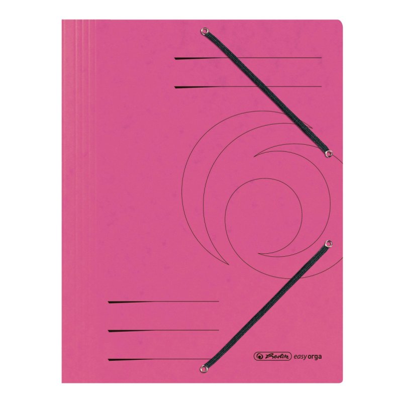 Herlitz 11199510 folder Cardboard Pink A4
