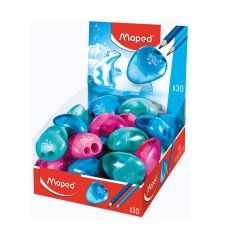 Maped M534756 pencil sharpener Manual pencil sharpener Blue, Pink