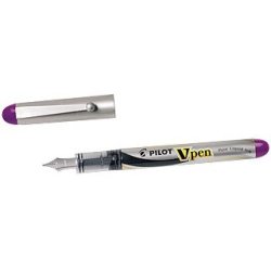 PILOT Stylo plume V-Pen silver, violet