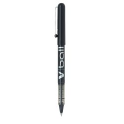PILOT Stylo roller V Ball VB 5, pointe métal, noir