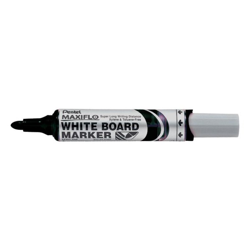 Pentel Marqueur pour tableau blanc MAXIFLO MWL5M, noir