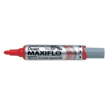 Pentel MWL5M-BO marker 12 pc(s) Bullet tip Red