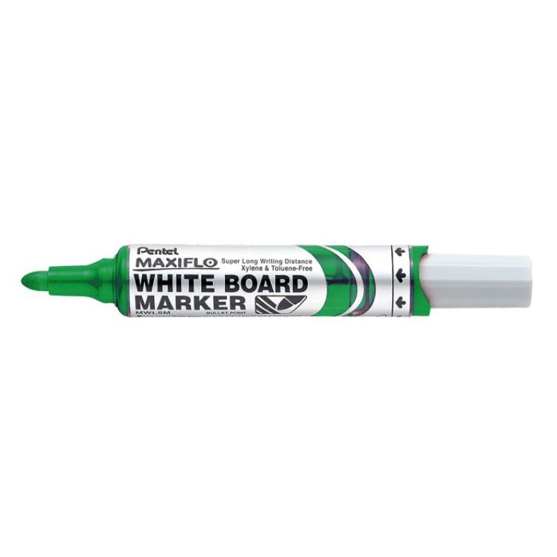 Pentel Marqueur pour tableau blanc MAXIFLO MWL5M, vert