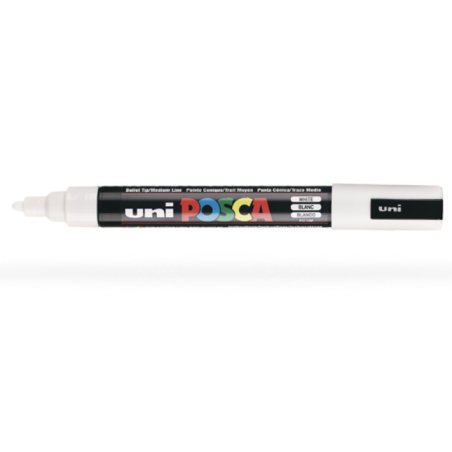 POSCA Marqueur à pigment PC-5M, blanc