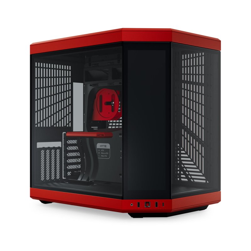Hyte Y70 Midi Tower Touch Infinite - Black Cherry