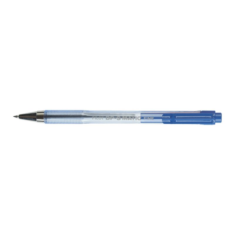 Pilot BP-S Matic Bleu Stylo à bille rétractable avec clip Fin 1 pièce(s)