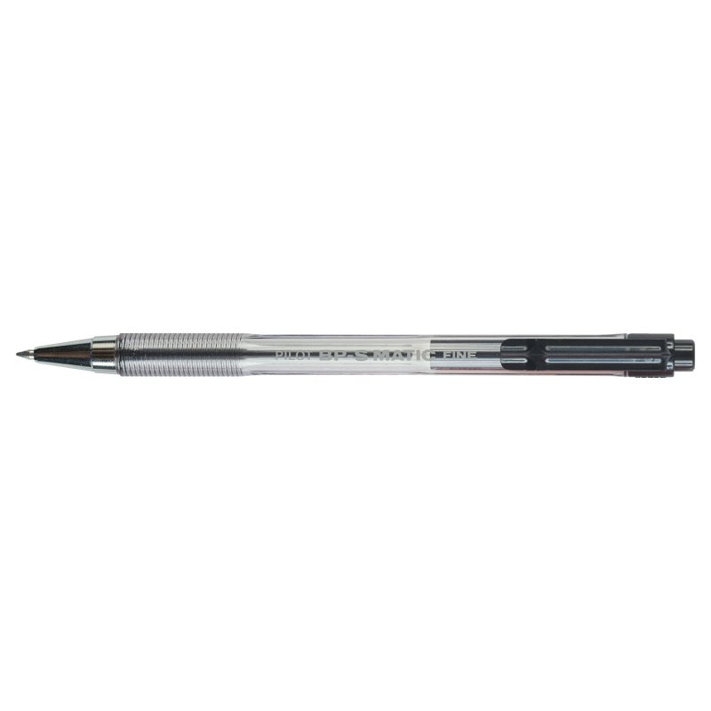 PILOT Stylo à bille rétractable BPS-Matic Fine, noir