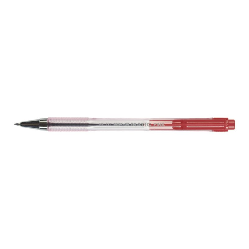 Pilot BP-S Matic Red Clip-on retractable ballpoint pen Fine 1 pc(s)