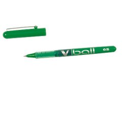 PILOT Stylo roller V Ball VB 5, pointe métal, vert