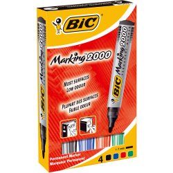BIC Marqueur permanent 2000 Ecolutions, pointe ogive, étui