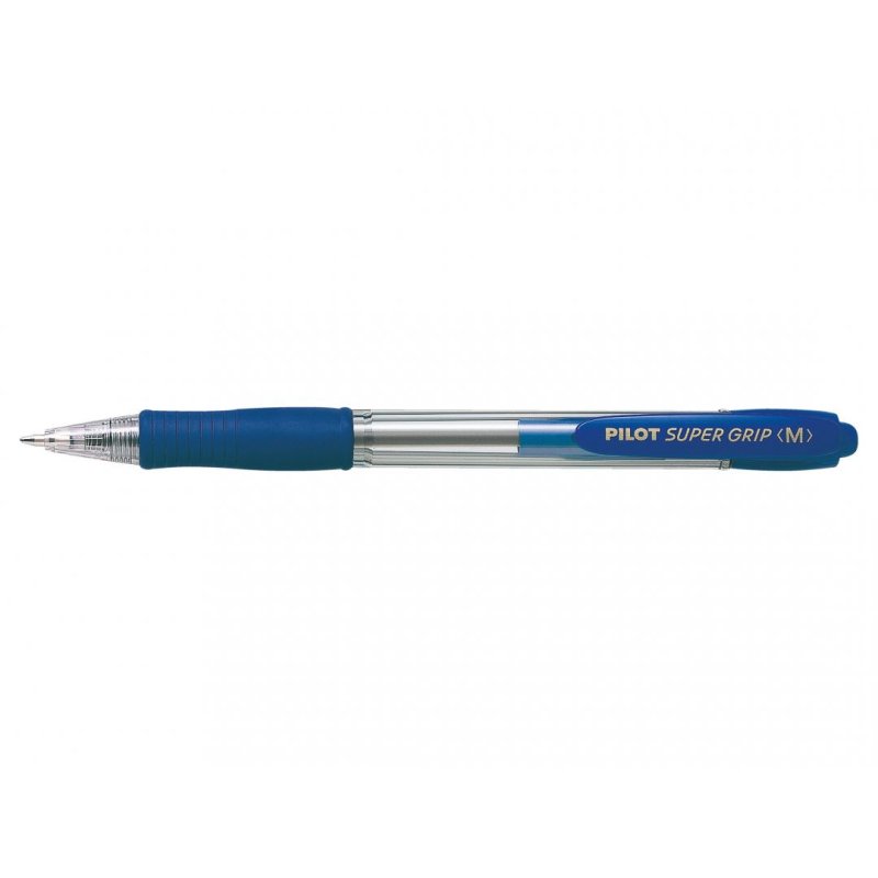 Pilot Super Grip Medium Bleu Stylo à bille rétractable avec clip Moyen 1 pièce(s)