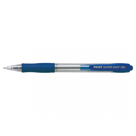 Pilot Super Grip Medium Blue Clip-on retractable ballpoint pen 1 pc(s)