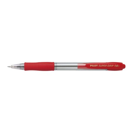 Pilot Super Grip Medium Rouge Stylo à bille rétractable avec clip Moyen 1 pièce(s)