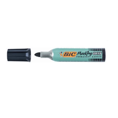 BIC Marking Onyx 1482 marqueur indélébile Pointe ogive Noir 12 pièce(s)