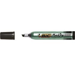 BIC 8418301 marqueur indélébile Pointe biseautée Noir 12 pièce(s)