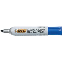 BIC Velleda 1781 marker 12 pc(s) Chisel tip Blue