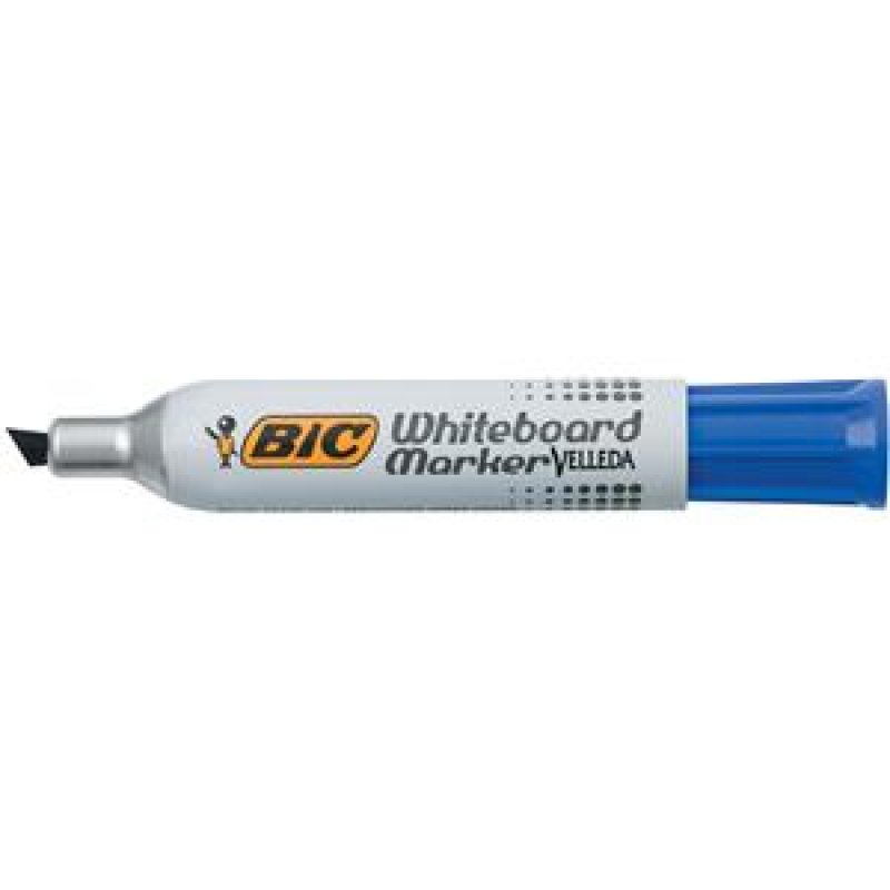 BIC Velleda 1781 marker 12 pc(s) Chisel tip Blue
