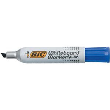 BIC Velleda 1781 marqueur 12 pièce(s) Pointe biseautée Bleu