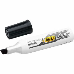 BIC Velleda 1781 marqueur 12 pièce(s) Pointe biseautée Noir