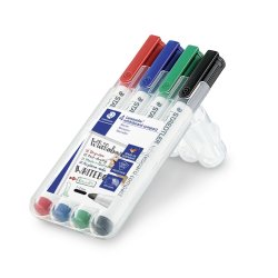 STAEDTLER Marqueurs pour tableau blanc Lumocolor, kit de 4