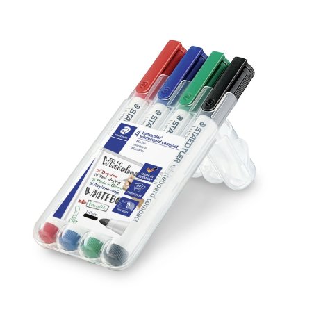 Staedtler Lumocolor whiteboard compact 341 marker 4 pc(s)