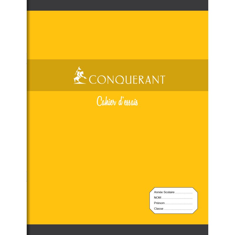 CONQUERANT SEPT Cahier d'essai, 170 x 220 mm, Seyès